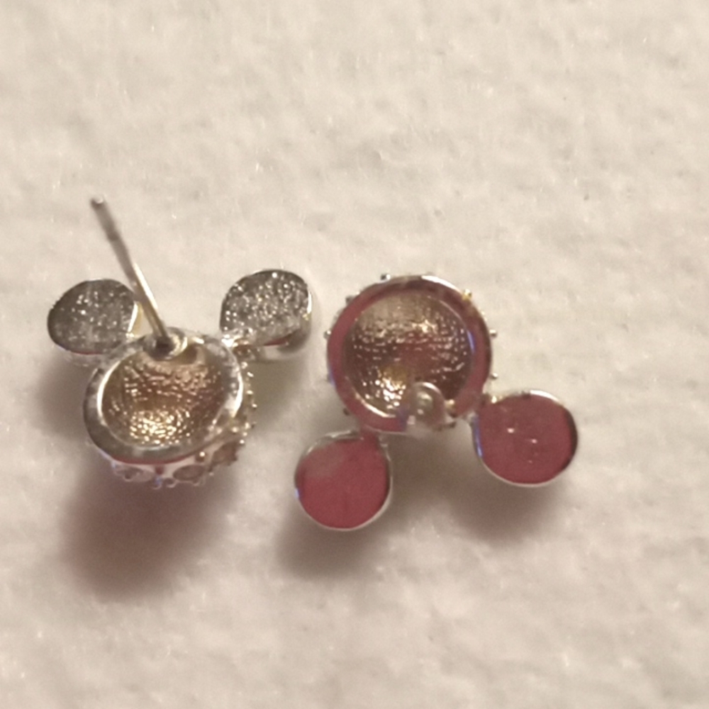 DISNEY MICKEY MOUSE CRYSTAL EARRINGS - Picture 3 of 3